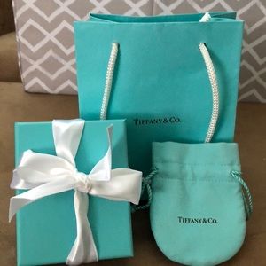 Genuine Tiffany & Co. Bag, Box and Pouch bundle